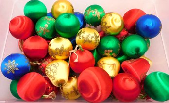 Vintage Classic Satin Ornaments