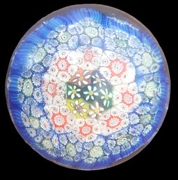 Vintage Murano Glass Millefiore Paperweight