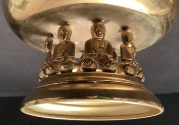 Vintage Brass Buddha Bowl
