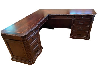 Hekman Executive L-Shaped Desk