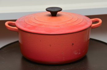 Le Creuset Signature Enameled Cast Iron Dutch Oven In Flame 24 Qt.