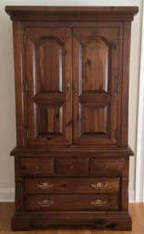 Vintage Pine Highboy Dresser, Armoire