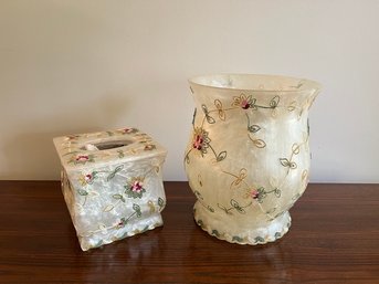 Resin Tissue And Waste Basket
