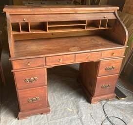 11. Antique Roll Top Desk