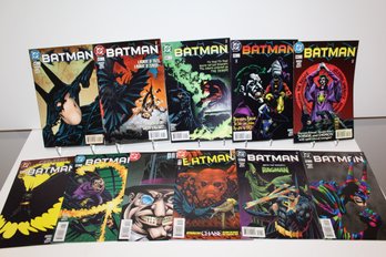 Great Batman Run Of 11 Consecutive Comics! #542-#552 -1997-1998