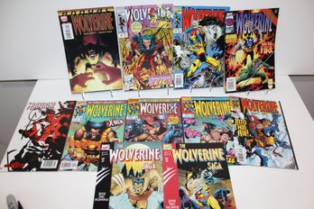 11 Comic Wolverine Group- 1991 #49, Wolverine Saga Books #1 & #2