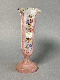 A Vintage Victorian Art Glass Era Vase