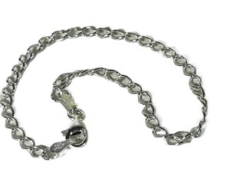 Sterling Silver Link Chain Bracelet 8'