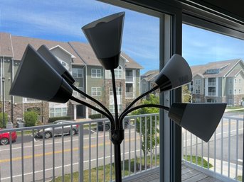 Floor Lamp, With Flexible 5 Head Lights