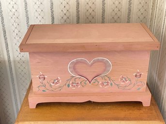 Pink Wood Box