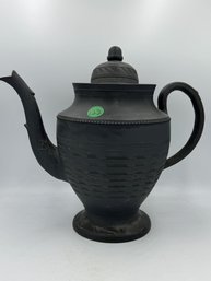 RARE ENGLISH BLACK SALT COFFEE POT