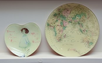 (2) John Derian Company Decorative Plates