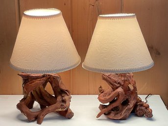 PR. Natural Driftwood, Root Wood Lamps.