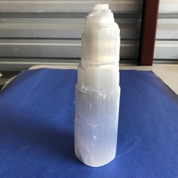 Selenite Crystal Tower, 10 Inch Tall, 4 LB 3 Oz