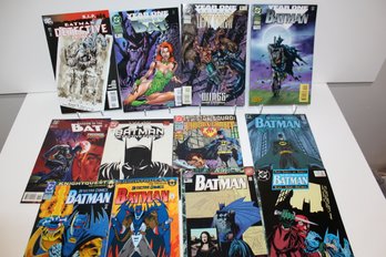 12 Batman Comics- 1995 Annuals Shadow Of The Bat, Legends Of The Dark Knight, Detective #700 Spec. Ed. Wrapper