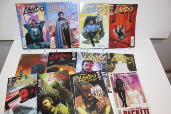 12 Excellent Star Wars Lando Comics- Incl. Star Wars Lando Double Or Nothing (2018)- Beckett