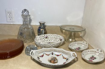 4 Lattice Edge Bowls  And More