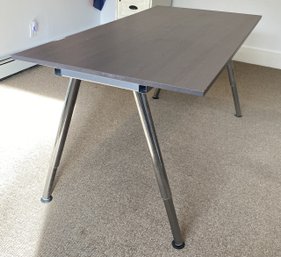 An IKEA Galant Adjustable Height Standing Desk Worktable