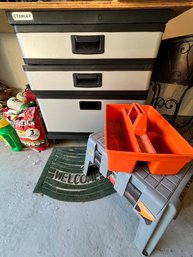 Storage Cabinet, With Tool Boxes, By Stanley