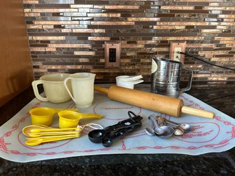 Group Of Baking Utensils