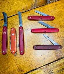 Lot 12- Swiss Knives,tool And Claus Pocket Knives