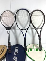 Vinatge Tennis Rackets - Head - Yonex - Butch Bucholtz