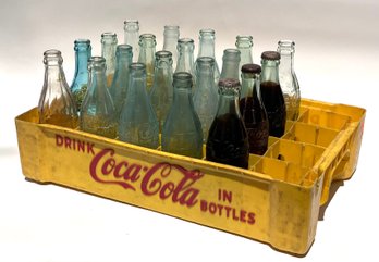 13. Vintage Coca Cola Carrying Crate With 20 Bottles