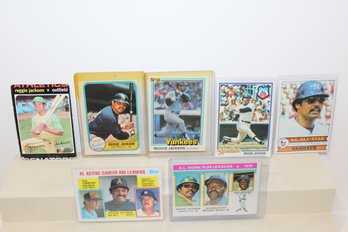 13 Reggie Jackson Cards - 1971-1990