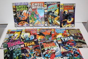 13 Comic Marvel Spectacular Thor - Ghost Rider- Wolverine (1980, 1990s)- Ghost Rider (1990 2nd Series) #1