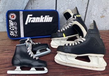 147. Ice Skates & Hockey Pad