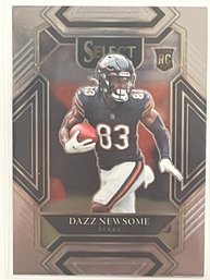 2021 Panini Select Club Level Dazz Newsome Rookie Card #298