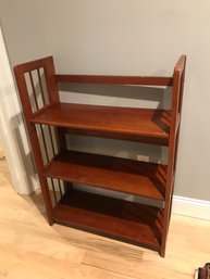 Collapsible Wooden Bookshelf/ Display Shelf