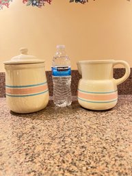 McCoy Pitcher And Covered Jar