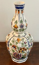 Dutch DP Delft Pottery Vase