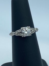 Showstopping Platinum & Diamond Engagement Ring