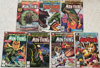 Marvel Comics The Man-Thing 7 Issues 1979 & 1980