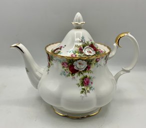 Beautiful Royal Albert Celebration Teapot