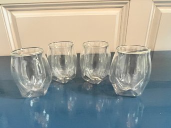 Set Of 4 Double Wall Glasses