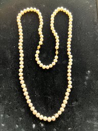 14 Kt Clasps, 24 Inch Tahitian Pearls, With 2 Inch Extension, Approx 6-7 Mm Pearls