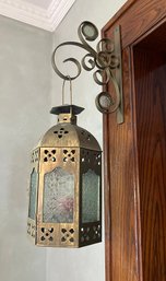 Tranquil Lantern With Extravagant Wall Mount