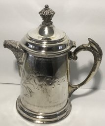 Antique New Amsterdam Silver Plated Coffee Pot