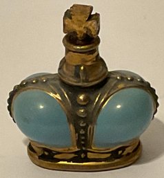 Prince Matchabelli Vintage, Beloved Perfume, Enamel Blue Gold Crown