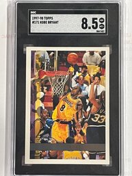 1997-98 Topps Kobe Bryant Card #171    2nd. Year Card     SGC 8.5