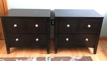 Pair Of Modern  Nightstands