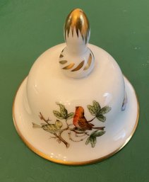 Herend Porcelain Rothschild Bird Bell.