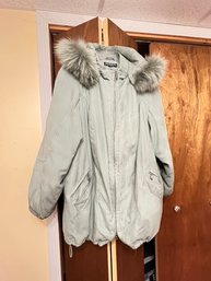 Bromley Sage Green Winter Jacket, Ladies 1x