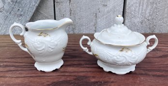 163. Wawel Cream & Sugar Bowl