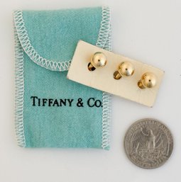 (3) Tiffany 14k Gold Cufflinks