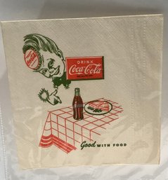 164. Coca Cola Napkin