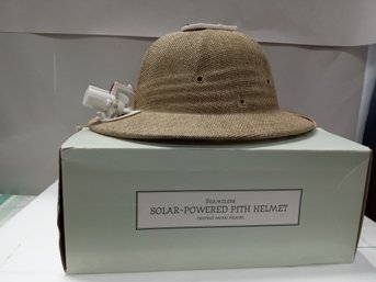 Beautiful Solar Powered Pith Helmet From Restoration Hardware.  A1